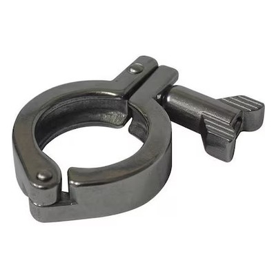 Clamp, Stainlesssteel, Threaded, 21/2In,  13Mhhm2.5