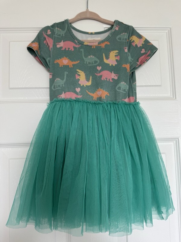 Taylor Joelle Love Dinos Size 3 Tutu Dress VGUC