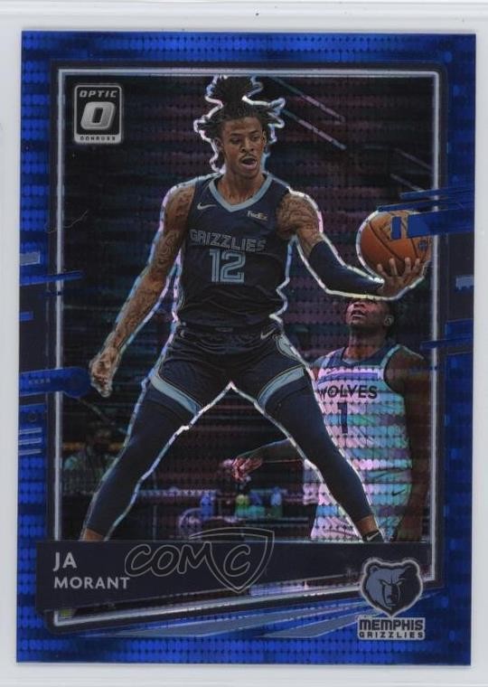 2020-21 Panini Donruss Optic Blue Pulsar Prizm Ja Morant #117 1e5k