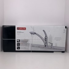 Delta Signature Chrome Pull-Out Handle Kitchen Faucet - 470-PROMO-DST NEW SEALED