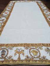 VERSACE ASCIUGAMANO CASA BAROCCO BIANCO BAGNO SPIAGGIA GRANDE
