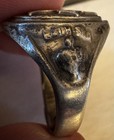 ****Estate Find Unique WW2 Vintage Creed Sterling Silver Episcopal Signet Ring ￼ — photo 6