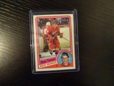 1984 Topps Hockey card Steve Yzerman Rookie #49 Mint. rookie card picture