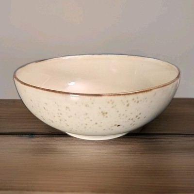 Creatable Nature Collection Speckled Stoneware Bowl 6.5'' Made Germany Rustic VTG