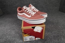 Brand New Size 2 - Vans Ward Low Top Sneakers Rose/White Colorway With Box