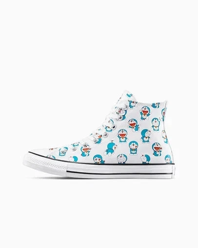 Scarpe alte Converse x Doraemon Chuck Taylor All Star edizione limitata bianche