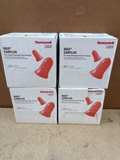 4 Box Honeywell Howard Leight MAX-30 Disposable Foam Ear Plugs 400 Pair Total