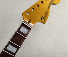 Yellow Big head Guitar Neck rosewood fingerboard 22 Fret 25.5 inlay gloss