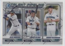 2021 Bowman Talent Pipeline Julio Rodriguez Darren McCaughan Jarred Kelenic s7f