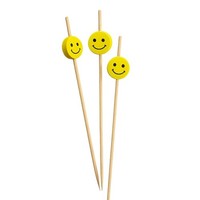 SpießE Dekoration Smile Aus Bambus 12 Cm 100Stk Leone - Buffet Aperitifs