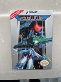 Gradius (Nintendo NES, 1986)-VERY,VERY GOOD  W/Manual, Dust Cover , Sales items 