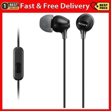 Sony MDR-EX15AP Earphones with Smartphone Mic and Control - Black