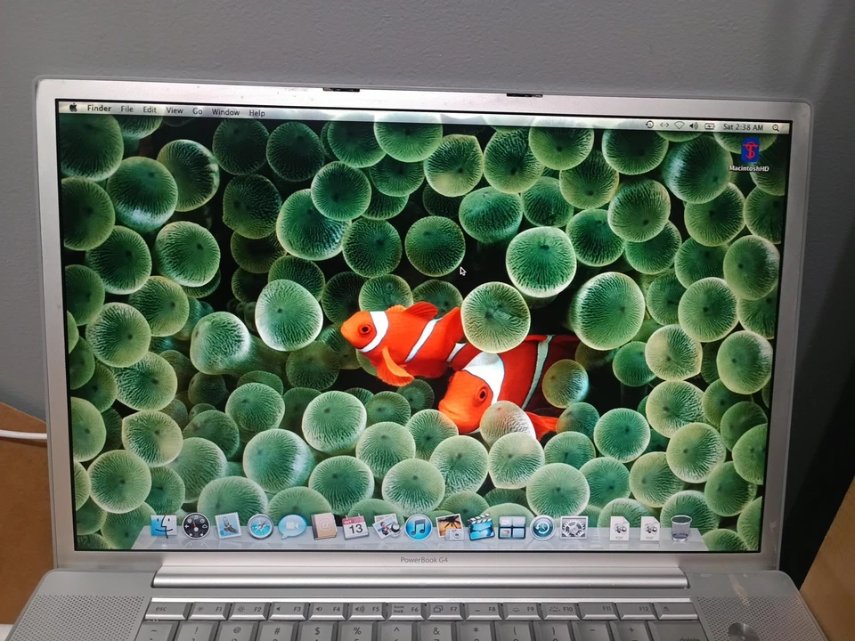 2003 Apple PowerBook G4 A1052 17" 1.33 GHz 1GB RAM 80GB Storage *Battery Low* - Image 4 of 4