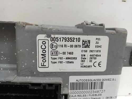 00517935210 Porta Fusibili per FORD KA (CCU) Titanium 2009 2348727 - Foto 2 di 10