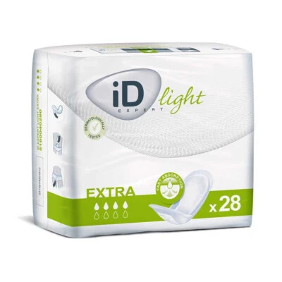 ID BY ONTEX iD Expert light Extra 28 Stück Inkontinenzvorlagen 350mm / 456ml Blasenschwäche
