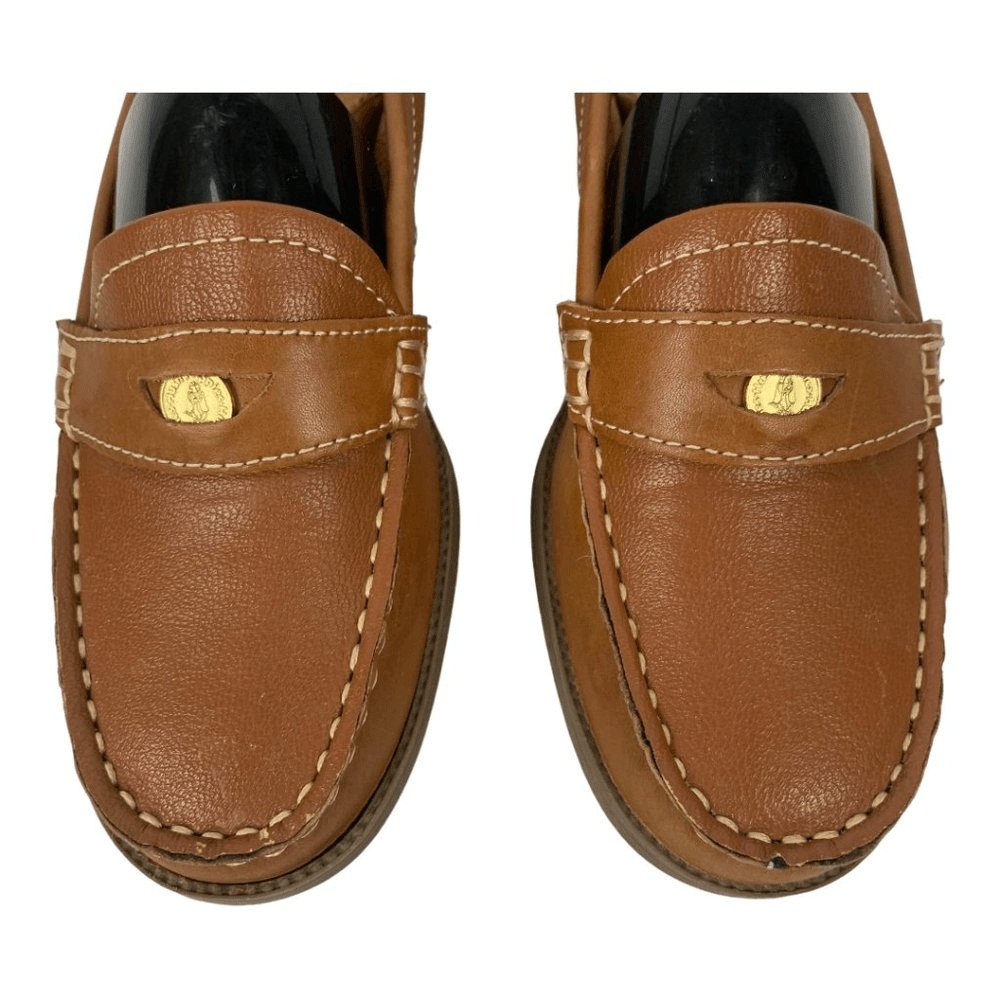 Hush Puppies Men's Leather Penny Loafer Moccasins Siz… Gem