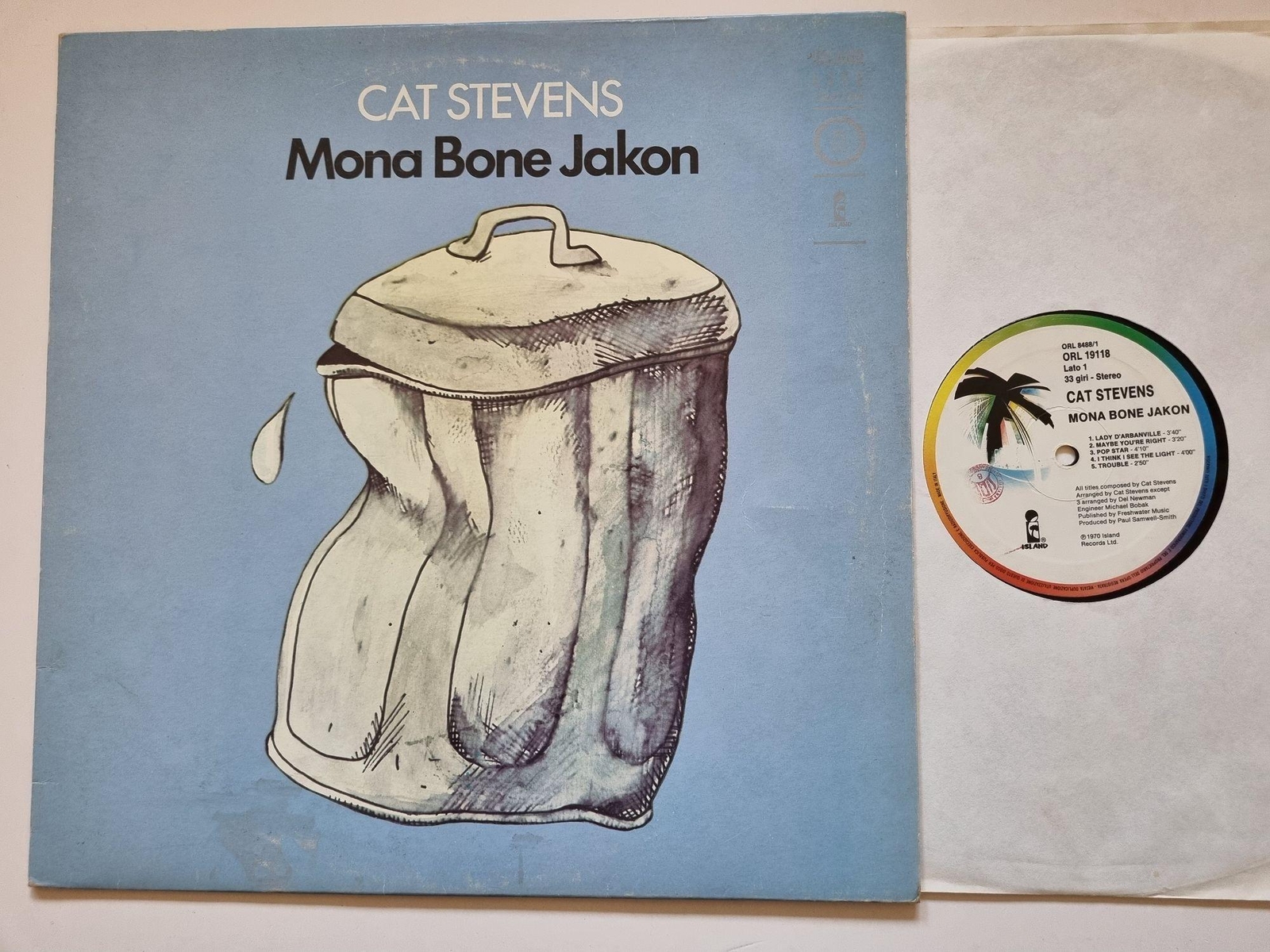 Cat Stevens - Mona Bone Jakon Vinyl LP Italy