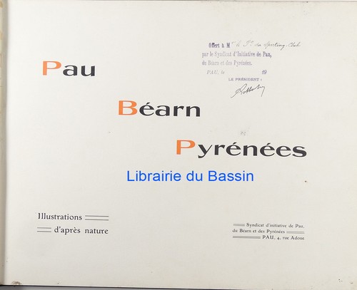 Pau Béarn Pyrénées Illustrations d'après nature Imprimerie La Semeuse 1906 ? - Imagen 3 de 5