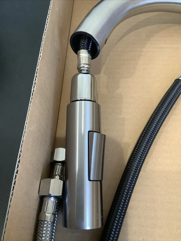 Grifo de mitchen Pioneer de una sola manija extraíble. Níquel cepillado. 2MT260-BN. G6 Foto 2 de 4