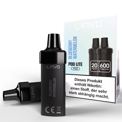 Linvo Pod Lite - Blueberry Watermelon - Prefilled Pods 2er Pack - 2ml 20mg NicSa