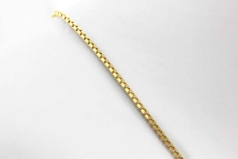 catena girocollo veneta veneziana oro giallo 18kt. cm.45 cm.50 cm.60 gr. 1,8-2,0 - Immagine 3 di 3
