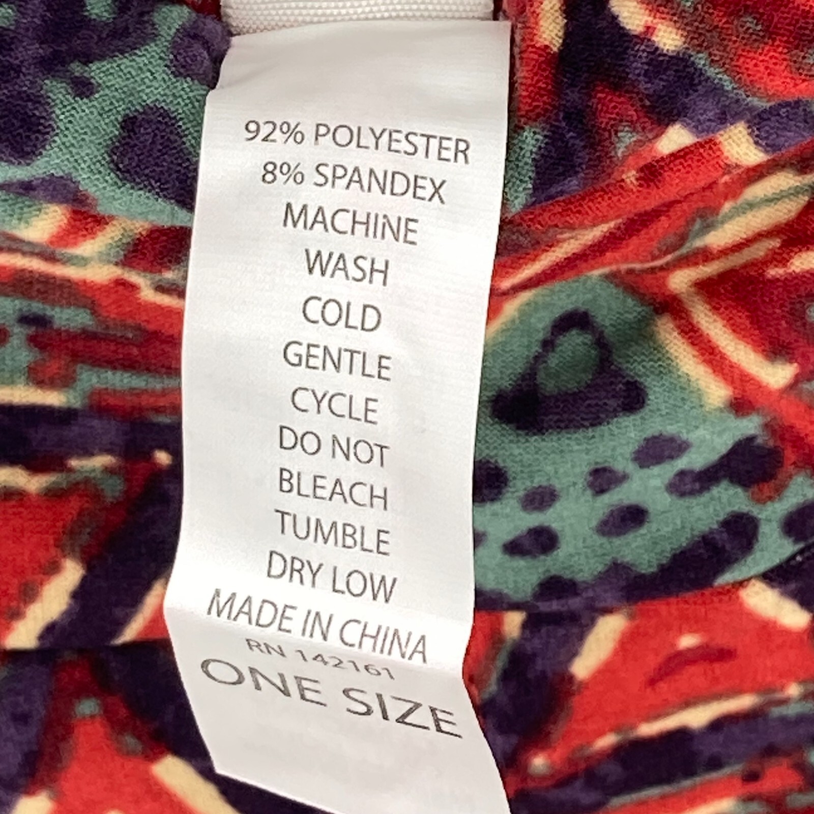 LulaRoe Women's Multicolor Patterned Leggings One… - image 9