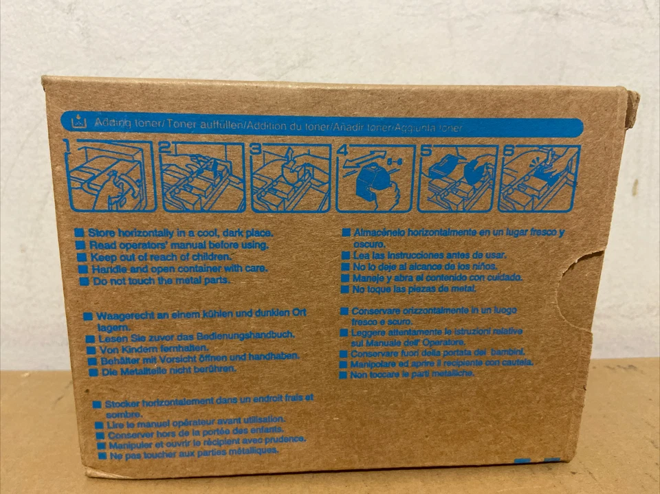 Tóner original Savin tipo 105 9863, cian Foto 2 de 4