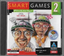 Smart Games Challenge 2 (PC, 1998, Hasbro Interactive) NEW1