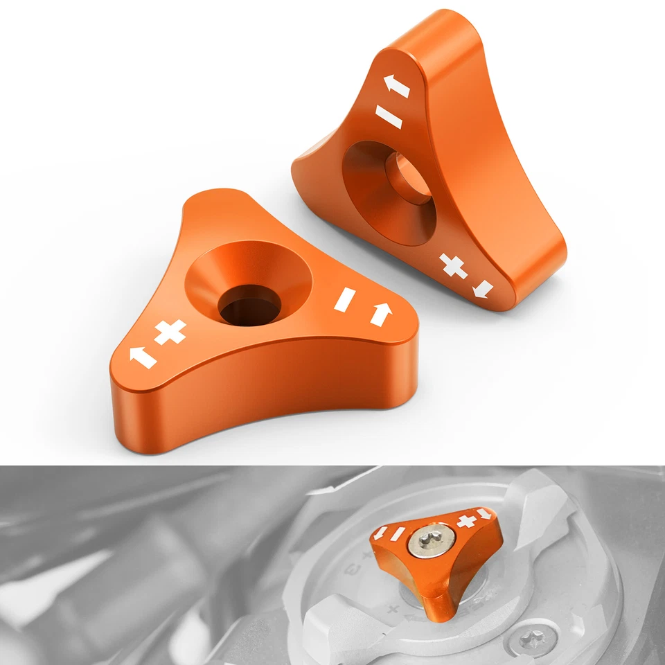 Bouton de Réglage de Fourche Avant Pour KTM 250 300 350-500 EXC F XCW 2008-2021 - Photo 1/4