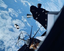 APOLLO 9 LUNAR MODULE DOCKS COMMAND MODULE 11x14 GLOSSY PHOTO PRINT