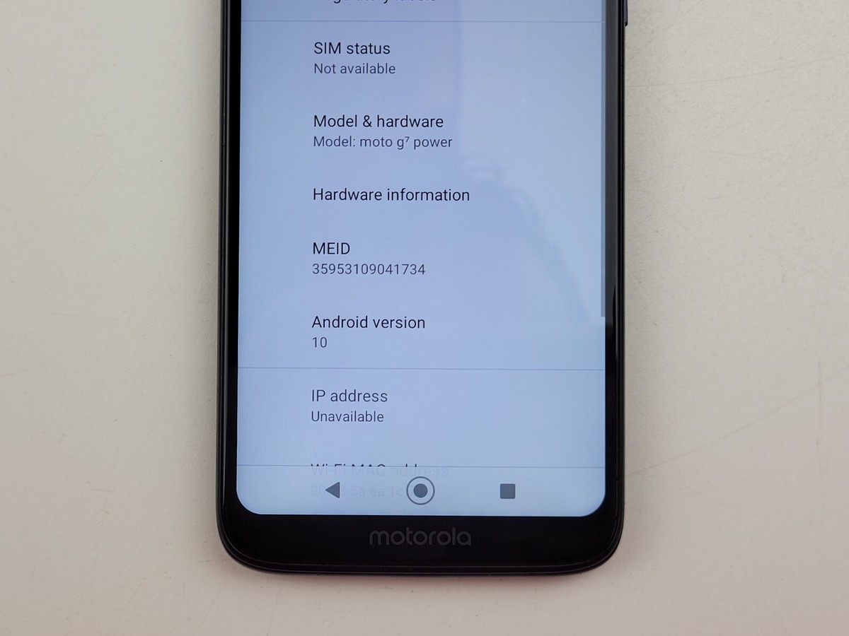 ANDROID - moto g7 power 新品未開封 Motorola moto g7 power (XT1955-6) 32GB (Verizon) Prepaid - SMALL