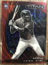 2022 Panini Chronicles Titan Ruby Wave Jose Siri #14 RC #’d/199 Astros Rays⚡️