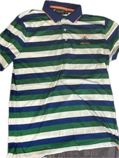 Polo Ralph Lauren Golf Polo Shirt Men’s Medium 2017 US Open USGA Striped Pony