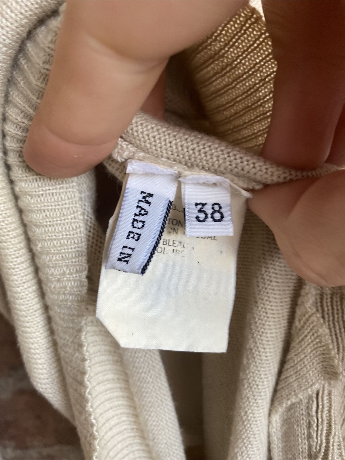 Ann Demeulemeester Women’s Sweater, Sz 38, Cotton… - image 7