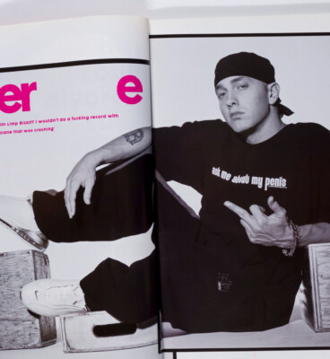 Eminem WITHDRAWN PINK TOP COVER Travis Fimmel THE FACE magazine