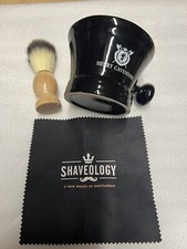 Shaving Mug Bowl Heavy Duty Barber Shaving Brush Set