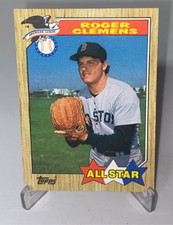 1987 Topps Roger Clemens #614 HOF Legend