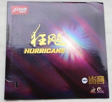 DHS Provincial Hurricane 3 TABLE TENNIS RUBBER, Orange Sponge, Genuine, New USD