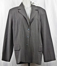 NWT Chico's Magique Craft Charcoal Gray Stretch Blazer Jacket Chico's 3 XL