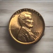1951 P Lincoln Cent Uncirculated Not Bu