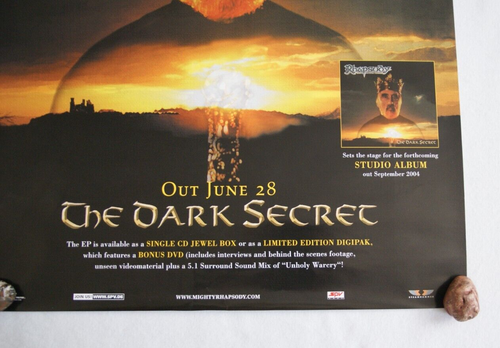 Christopher Lee Rhapsody POSTER Dracula The Dark Secret Original Hammer Horror - Picture 2 of 2