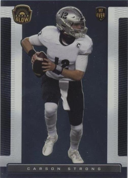 2021 Super Glow Sports Inaugural Edition - Carson Strong #18 (RC) for ...