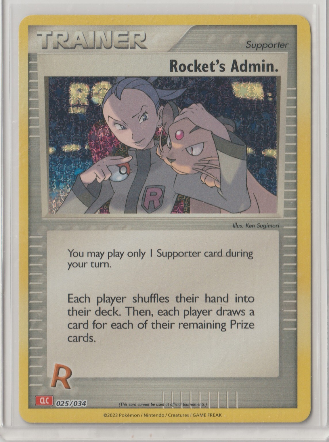 Pokémon TCG Classic: Charizard Deck ROCKET'S ADMIN. 25/34 MINT Never Played HOLO