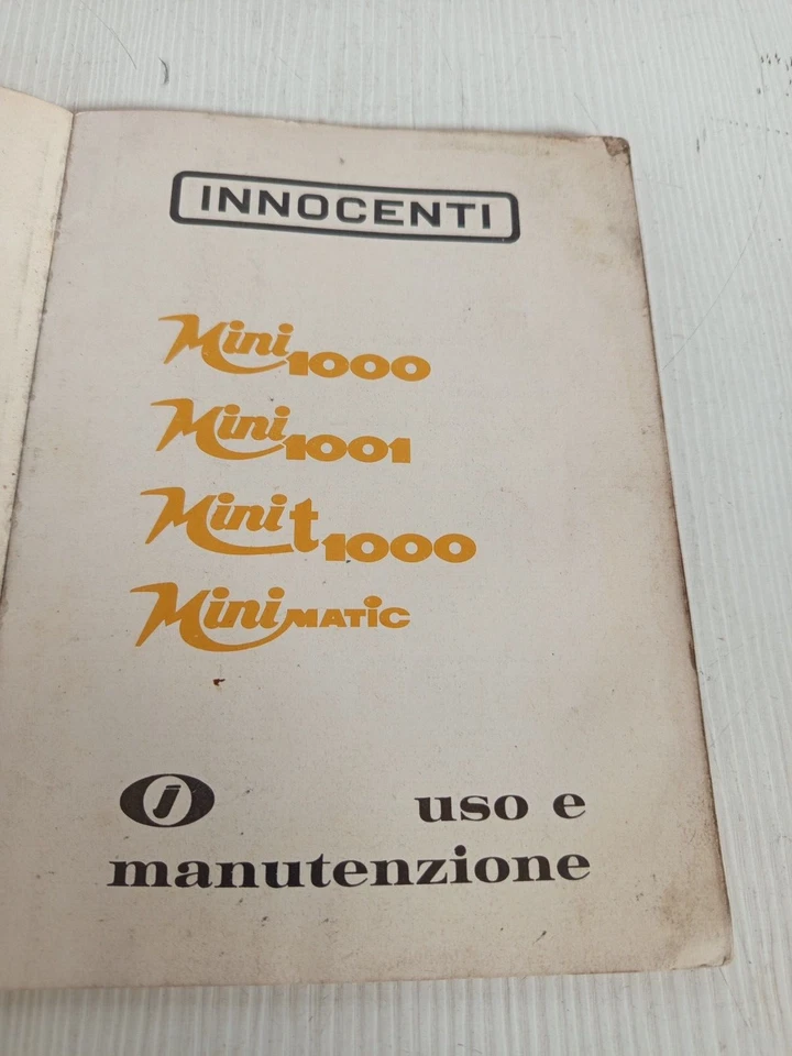 manuale uso manutenzione originale 1973 Innocenti Mini 1000 1001 Matic T - Immagine 3 di 4
