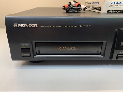 VINTAGE 1994 Pioneer PD-M423 6 Disc CD Player w 6 CD Cartridge NO