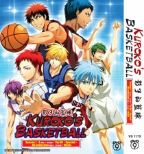 ANIME DVD KUROKO'S BASKETBALL SEAS0N 1-3 +TIP OFF +SPECIAL +NG COLLECTION +MOVIE