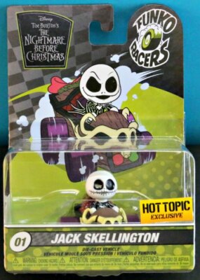 Disney Nightmare Before Christmas Funko Racers Jack Skellington Hot Topic Car Animation Art