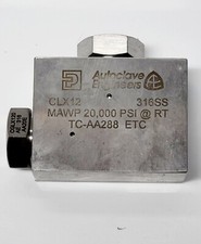 Parker Autoclave Engineers CLX12 316SS MAWP 20,000 PSI@RT