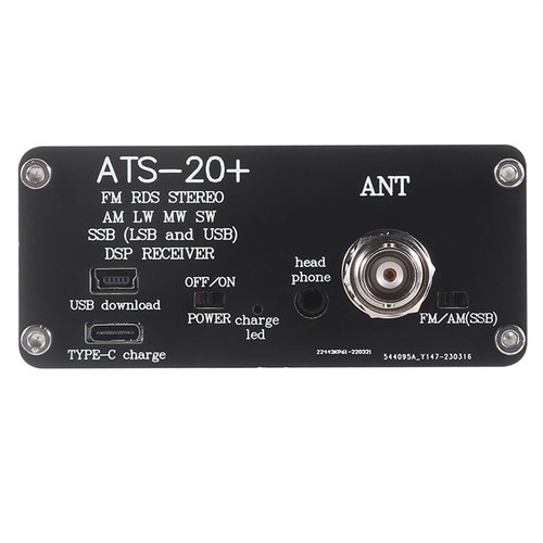 Récepteur Radio ATS 20 Plus, Récepteur Radio FM AM LW SW SSB, Enregistreur Radio Portable avec