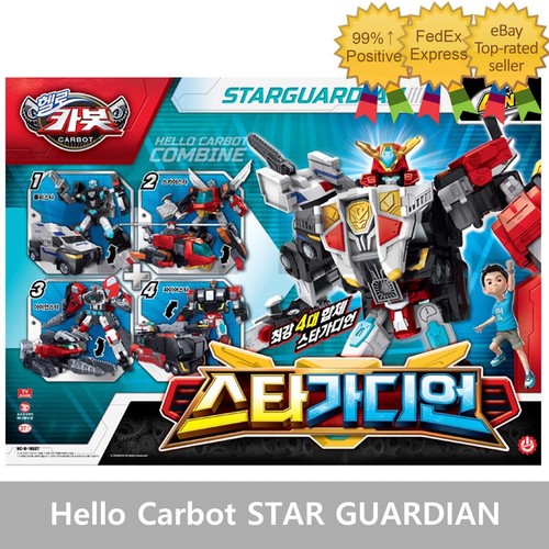 Hello Carbot STAR GUARDIAN 4 in 1 Robot Set Skystar Polistar Ironstar Firestar - 第 1/7 張圖片